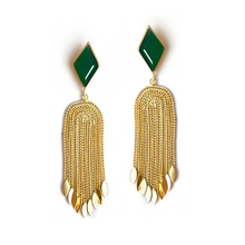  HESTIA Green Onyx Earrings