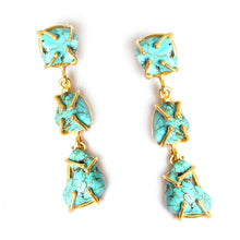  POLYHMNIA Turquoise Claw Earrings
